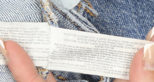 Primark Women Blue Size 10 High Rise Mom Jeans Denim Co