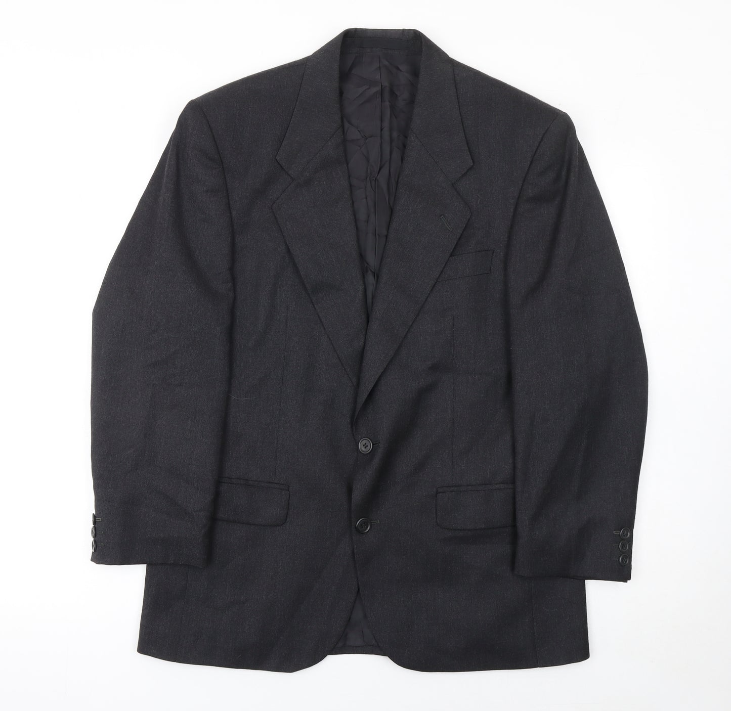 Centaur Original Men's Black Wool Blend 38 Short Blazer Jacket