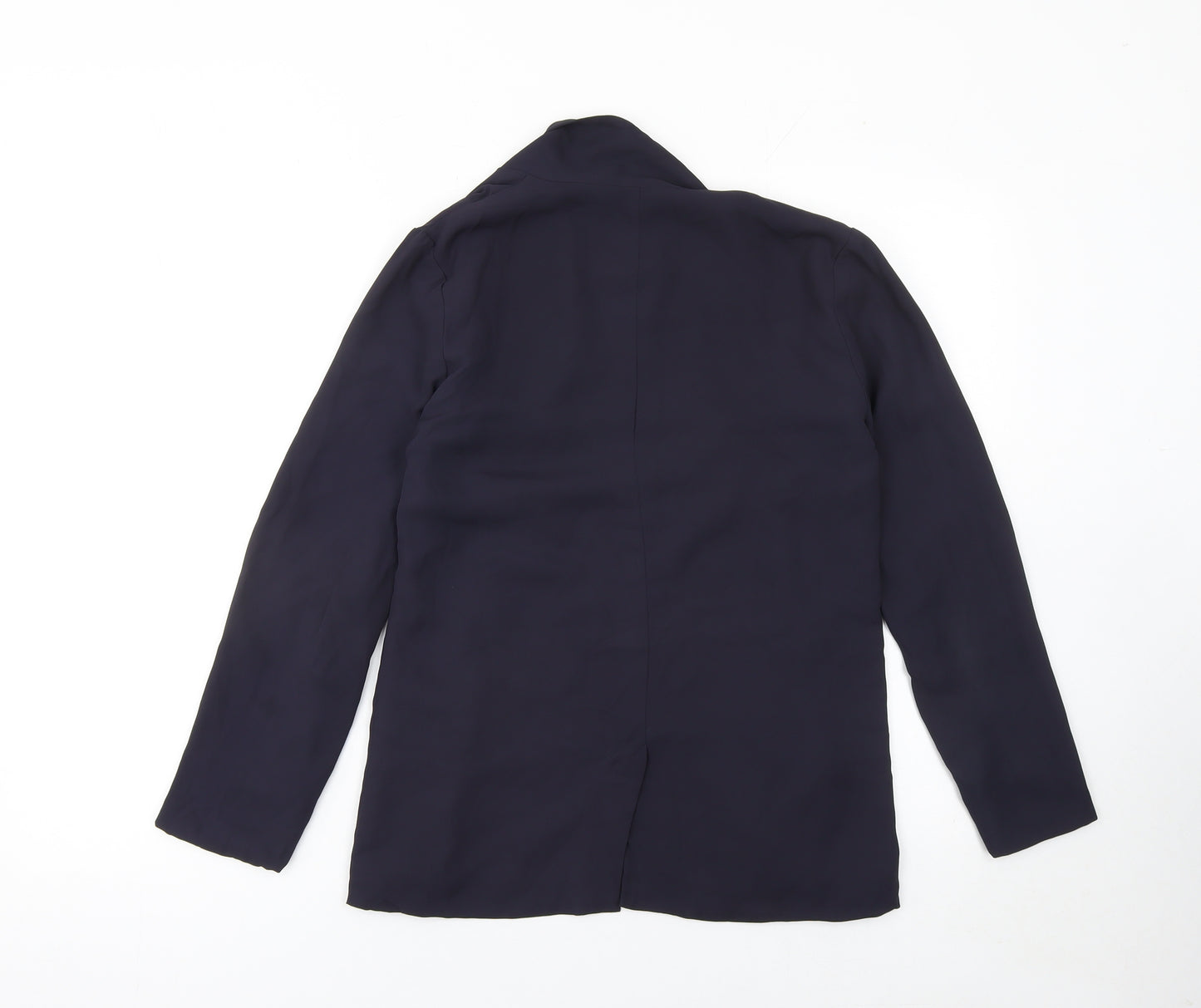 Pins and Needles Womens Navy Shawl Collar Blazer Jacket Size S Polyester