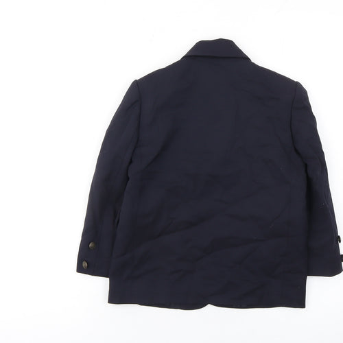 Marks and Spencer Boys Blue Wool Blazer 4 Years Formal Jacket