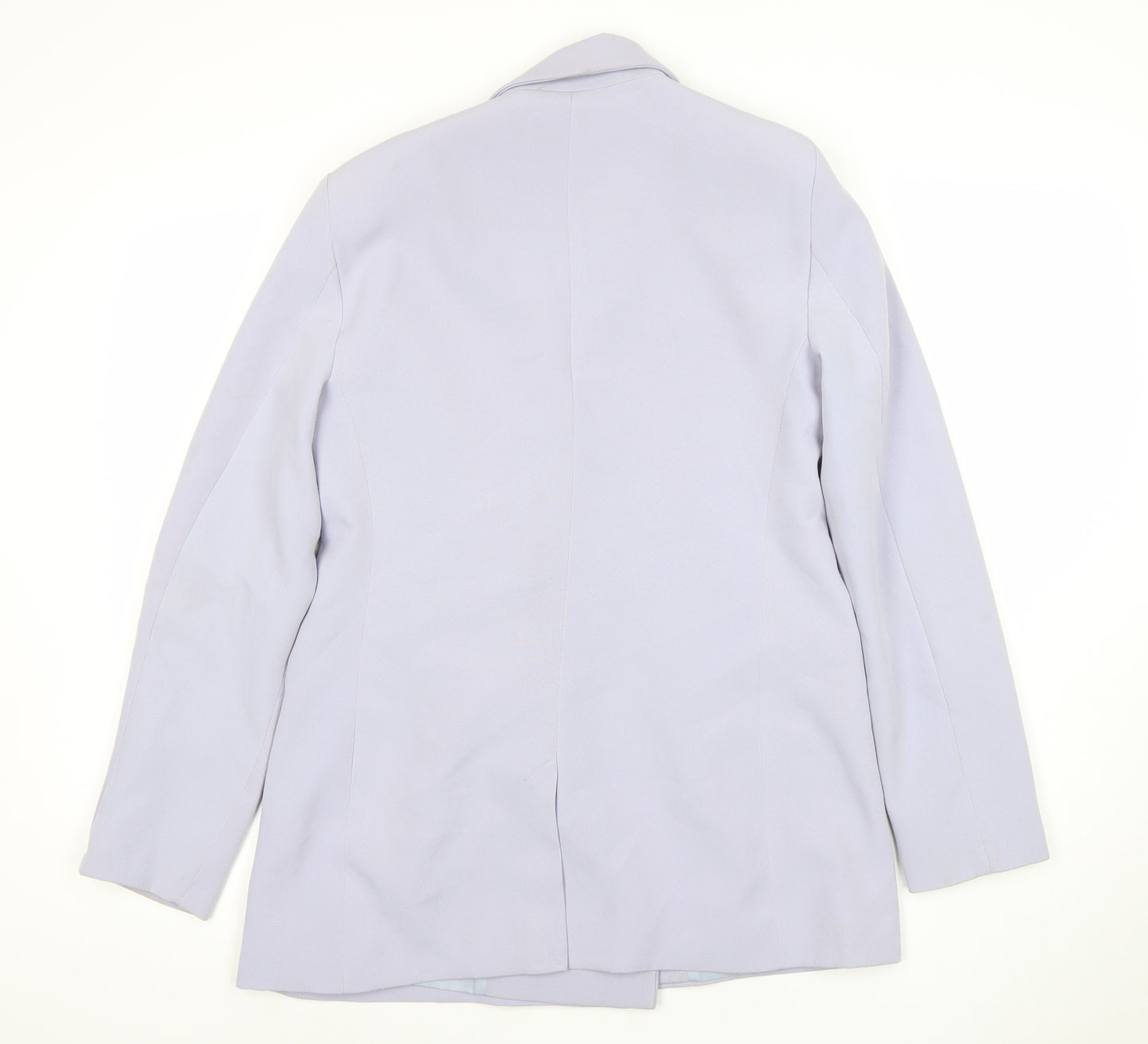 Topshop Women Lavender Double-Breasted Blazer Jacket UK 10