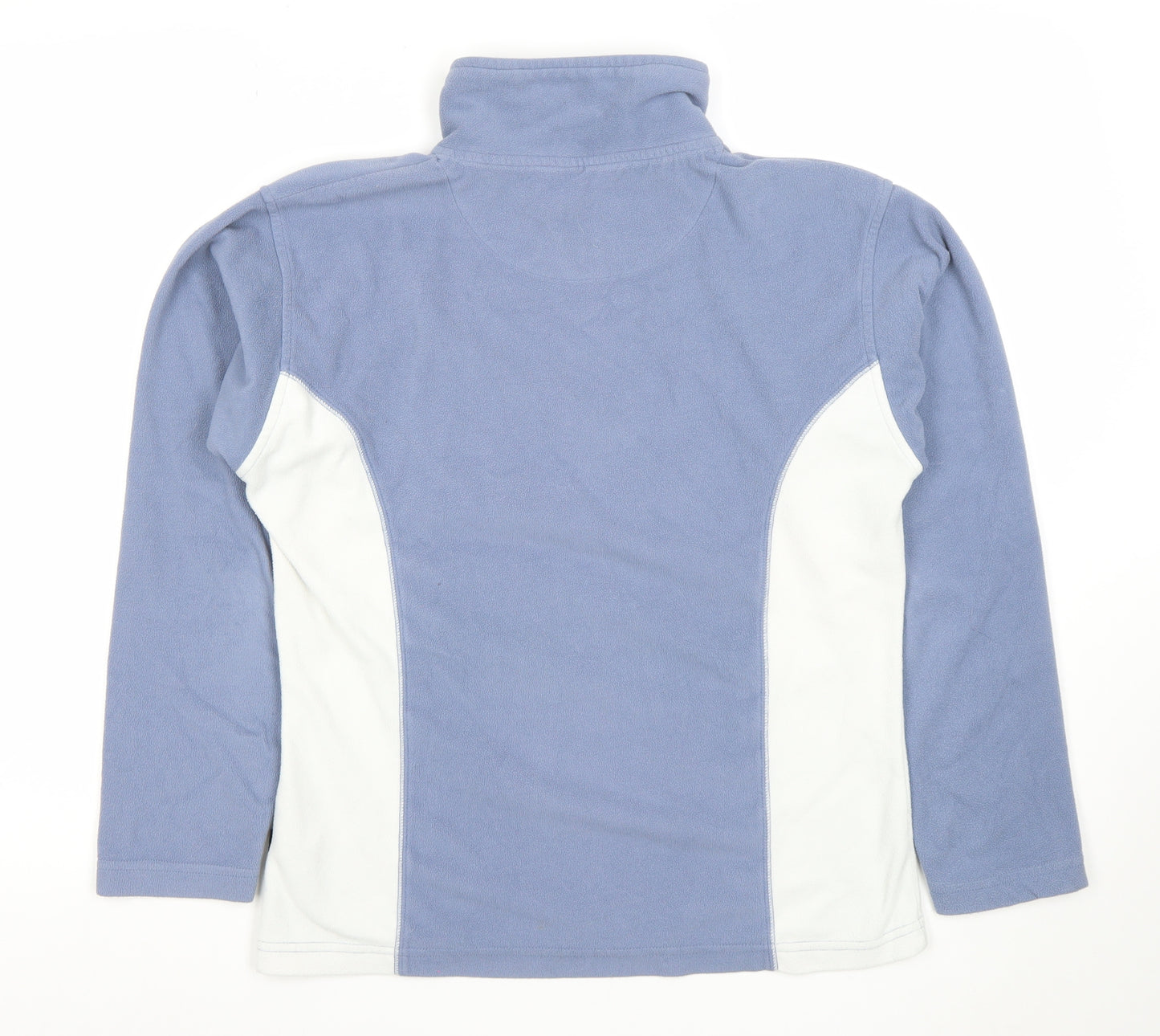 Trespass Women’s Blue & White Fleece Pullover Sweatshirt Size M