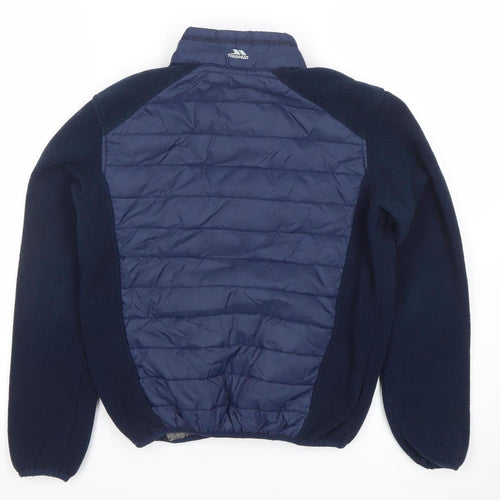 Trespass Boys Blue 9-10 Years Puffer Jacket Hooded Lightweight Outerwear