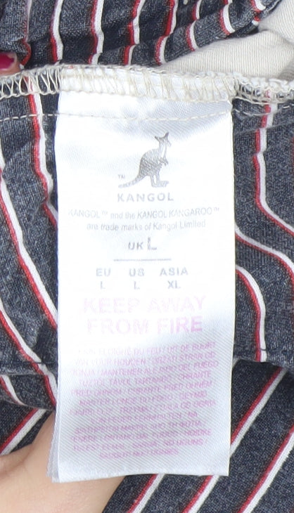 Kangol Men Beige Chino Shorts L Regular Fit Cotton Casual Summer