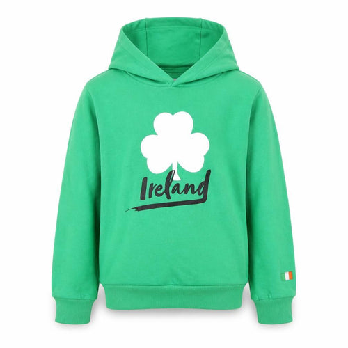 Primark Boys Green Hooded Ireland Pullover Hoodie Size 5-6 Years
