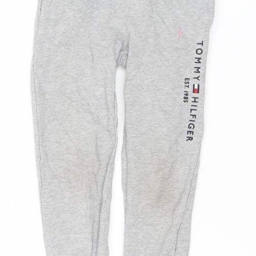 Tommy Hilfiger Boys Grey 4 Years Jogger Sweatpants Drawstring Trousers