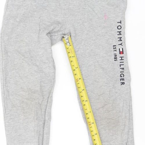Tommy Hilfiger Boys Grey 4 Years Jogger Sweatpants Drawstring Trousers