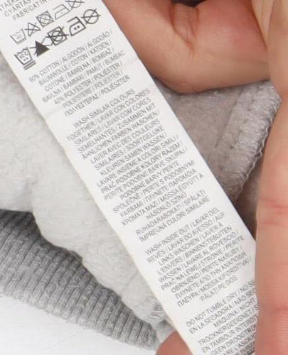 Primark Boys Grey Spider-Man Hoodie 5-6 Years Pullover Marvel Fleece