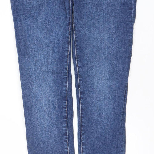 MNG Women’s Blue Skinny Maternity Jeans Size 6 Stretch Denim