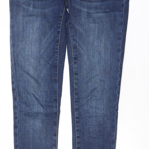 Poco by Pippa Women's Blue 8S Skinny Denim Jeans The Slimmer