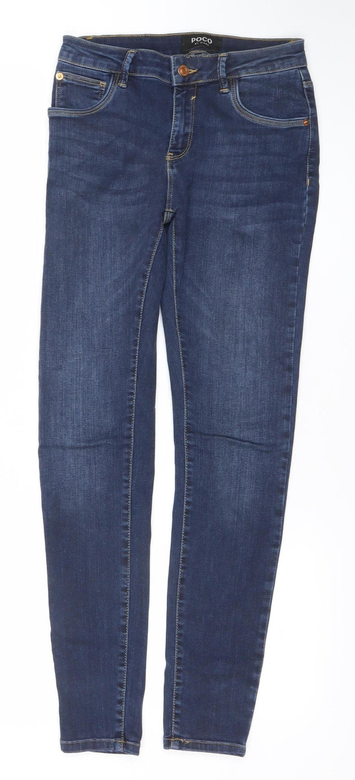 POCO by Pippa Women's Blue Skinny Jeans Size 8R The Slimmer