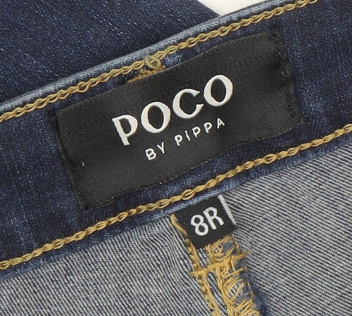 POCO by Pippa Women's Blue Skinny Jeans Size 8R The Slimmer