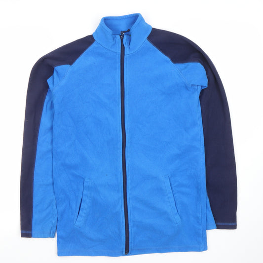 Mountain Warehouse Boys Blue Full Zip Fleece Jacket 13 Years