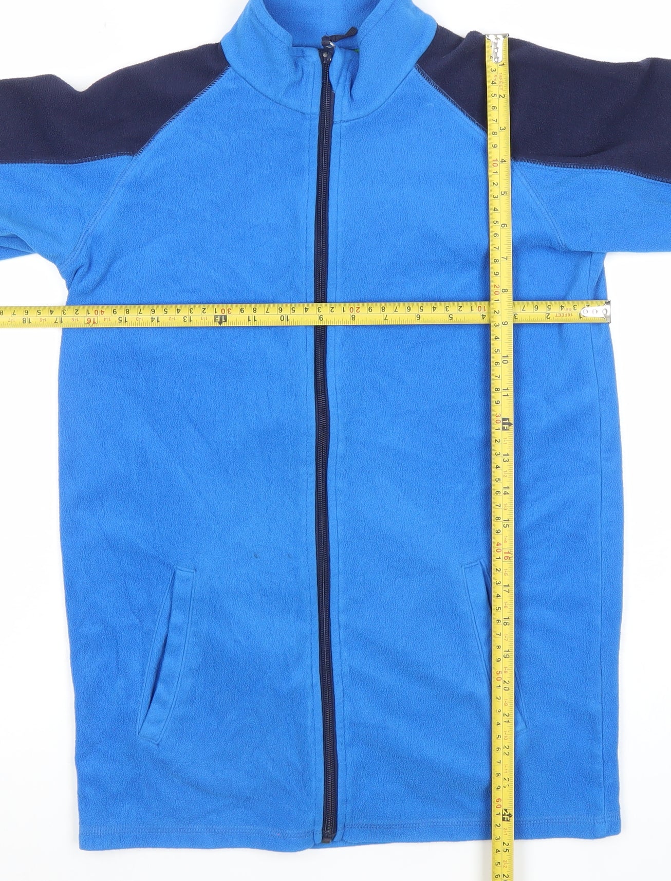 Mountain Warehouse Boys Blue Full Zip Fleece Jacket 13 Years
