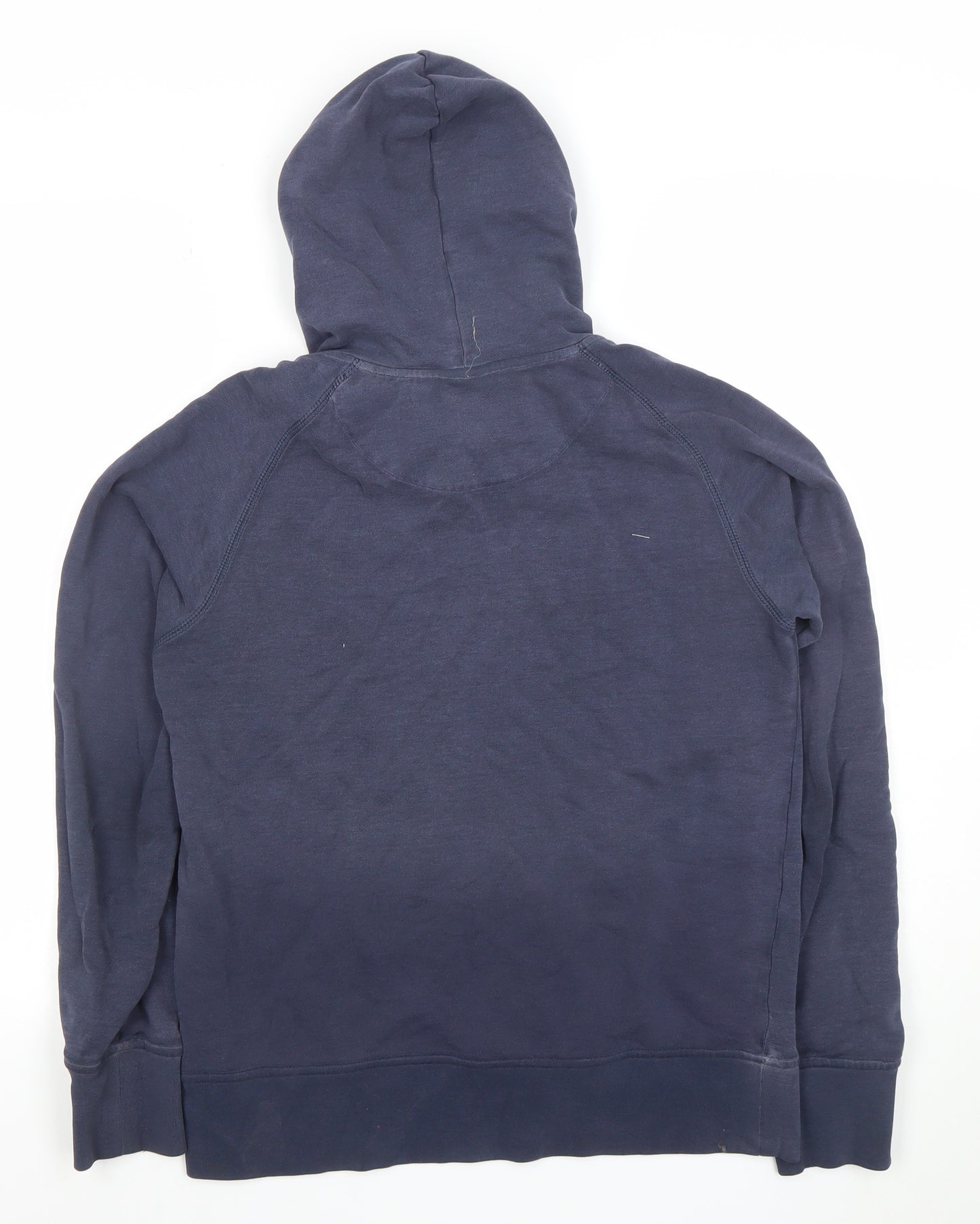 Canterbury Women’s Navy Hoodie Size 14 Cotton Pullover Embroidered Logo