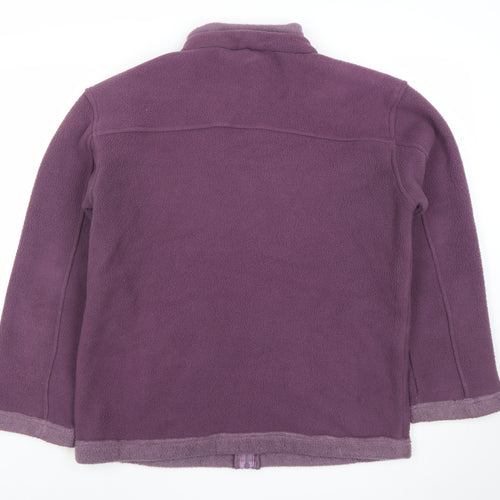 Tayberry Company Womens Purple Fleece Full Zip Jacket Size M
