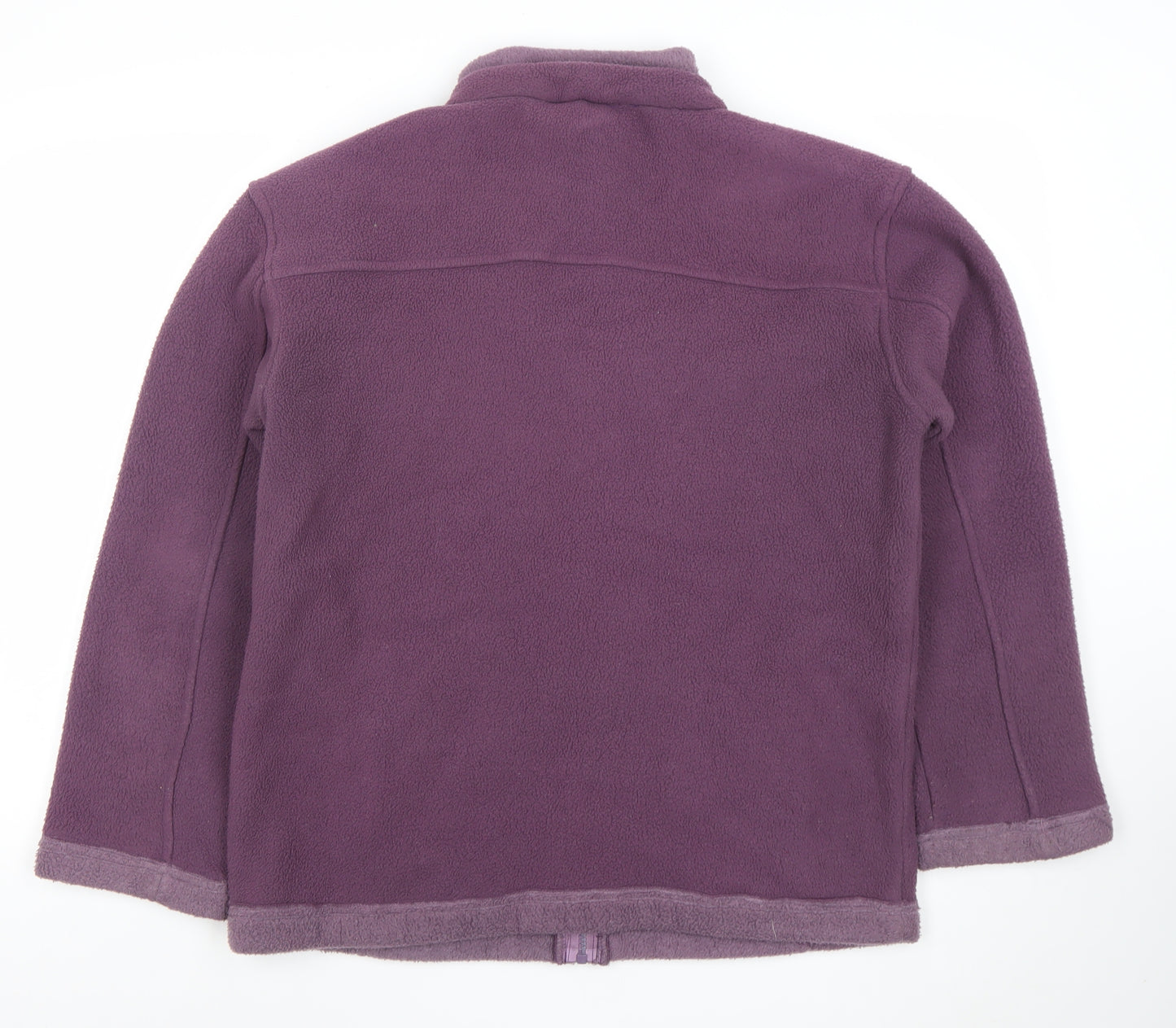 Tayberry Company Womens Purple Fleece Full Zip Jacket Size M