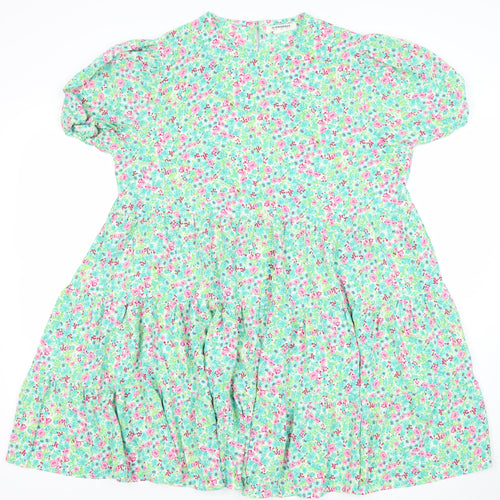 Glamorous Women's Multicoloured Floral Skater Dress Size 8