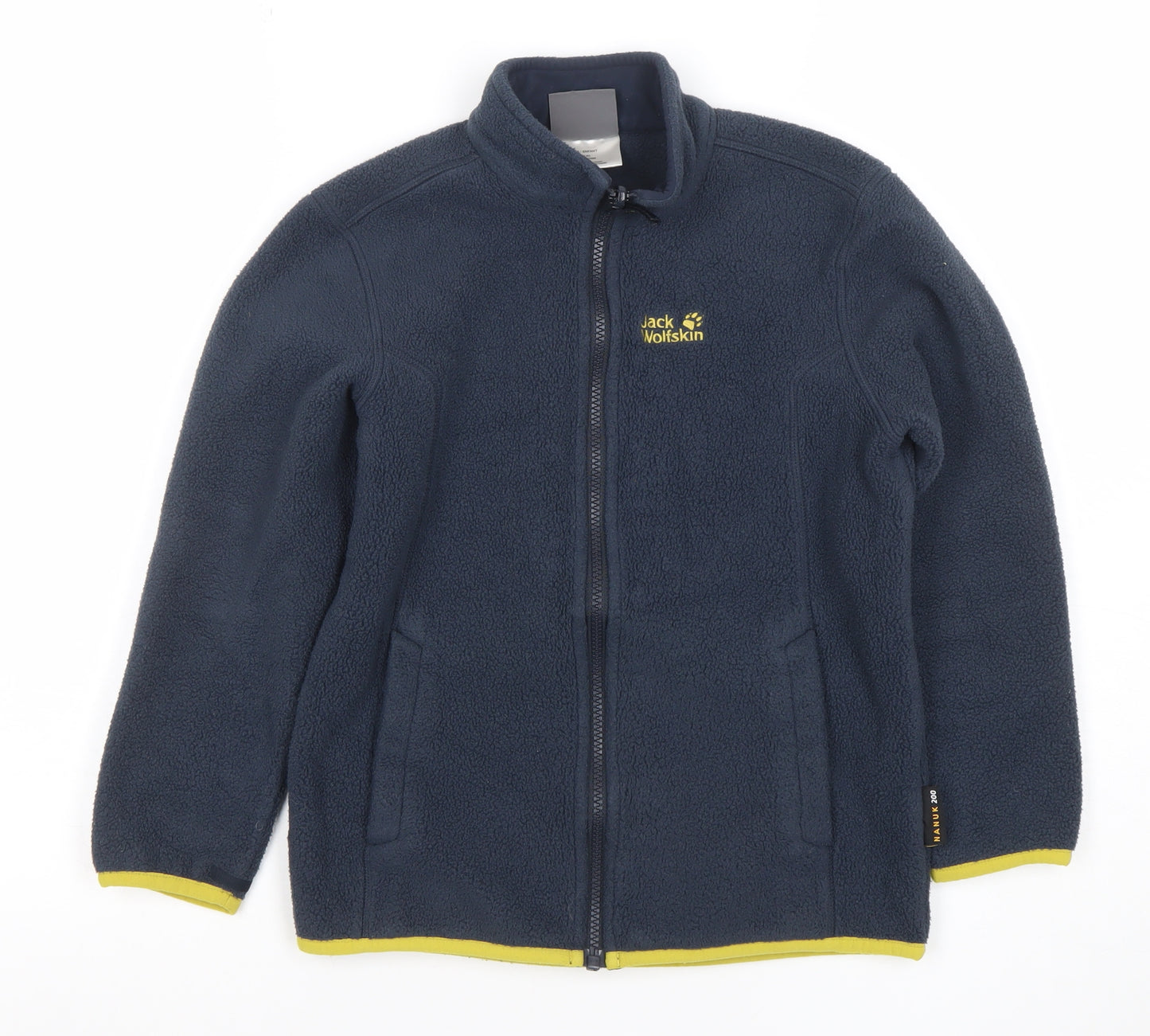 Jack Wolfskin Boys Blue Full Zip Fleece Jacket Size 12 Years