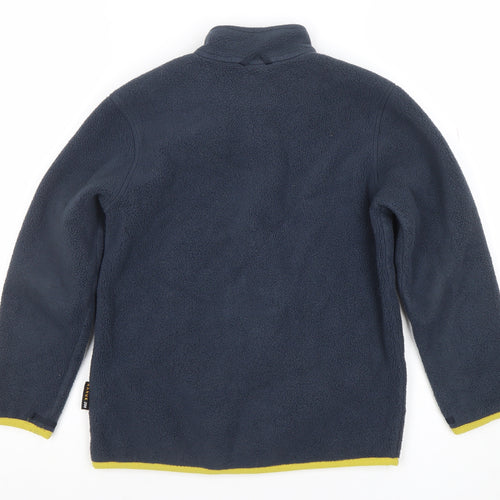 Jack Wolfskin Boys Blue Full Zip Fleece Jacket Size 12 Years