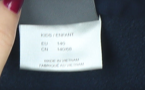 Jack Wolfskin Boys Blue Full Zip Fleece Jacket Size 12 Years