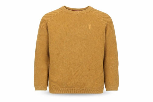 Next Boys Brown Cotton Crew Neck Jumper 7 Years Casual Knitwear