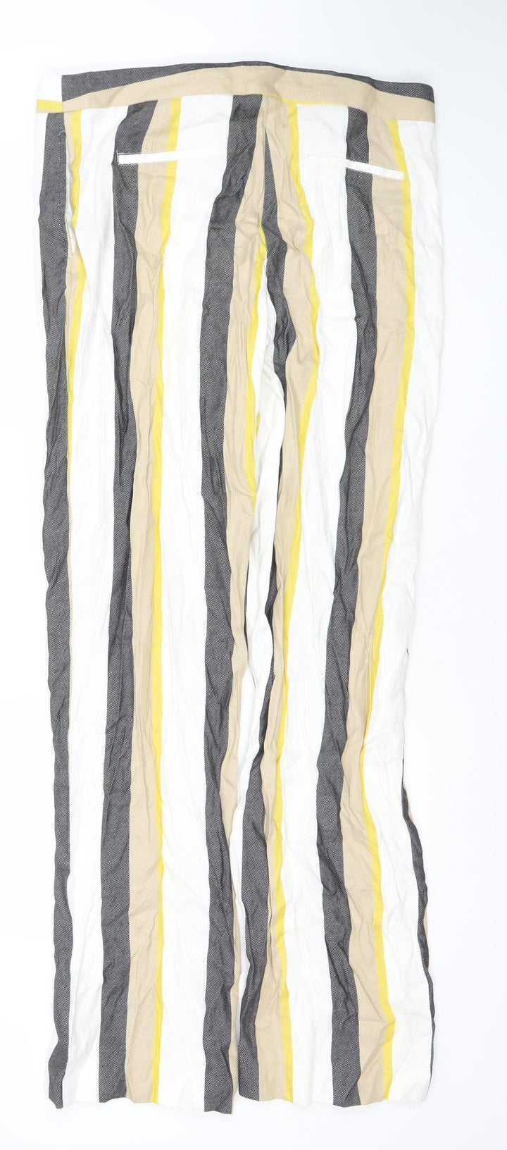 Sfera Women’s Multicoloured Striped Wide-Leg Trousers Size 14
