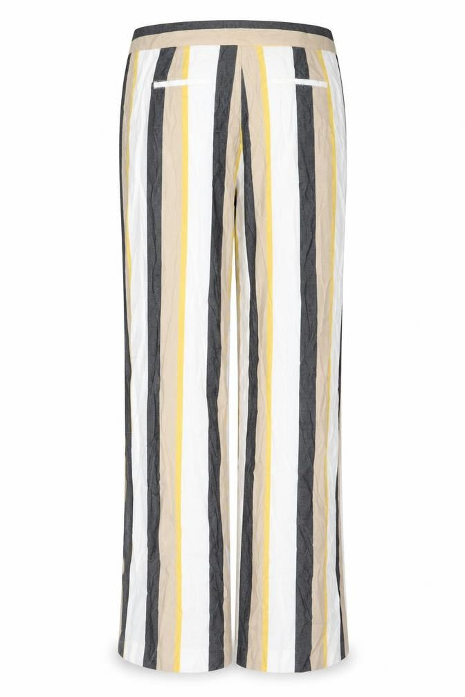 Sfera Women’s Multicoloured Striped Wide-Leg Trousers Size 14