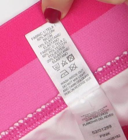 Dunnes Stores Girls Pink Geometric Ankle Leggings 5-6 Years Activewear