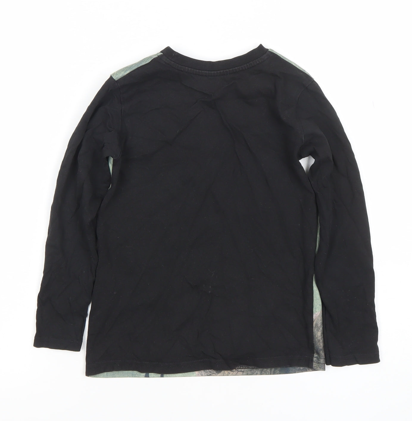 Dunnes Stores Boys Black Jurassic World T-Rex Long Sleeve T-Shirt 5-6 Years