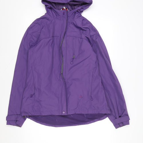 One Valley Women’s Purple Waterproof Hooded Jacket M/L