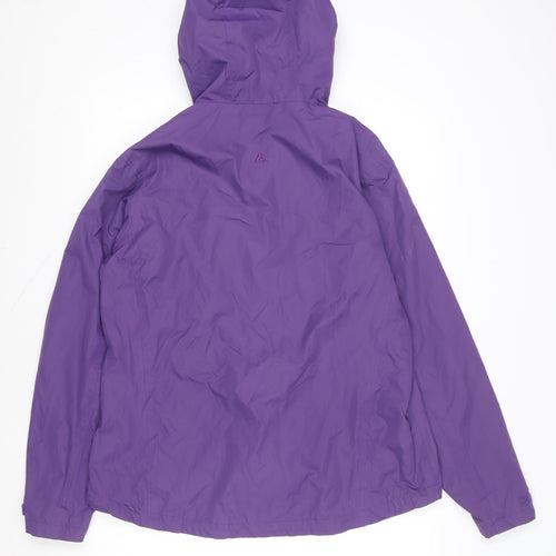 One Valley Women’s Purple Waterproof Hooded Jacket M/L