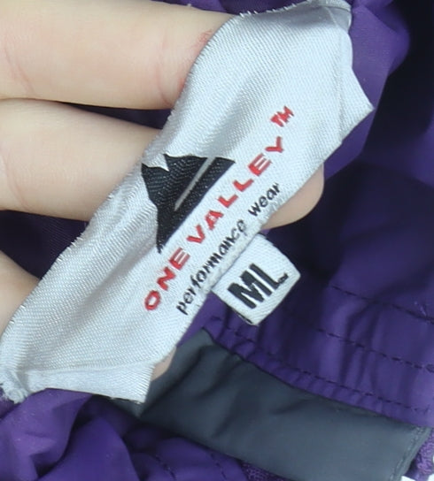 One Valley Women’s Purple Waterproof Hooded Jacket M/L