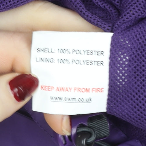 One Valley Women’s Purple Waterproof Hooded Jacket M/L