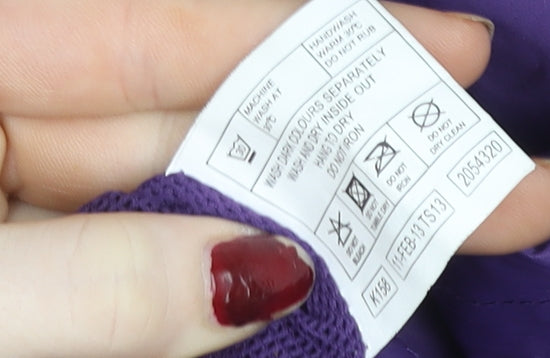 One Valley Women’s Purple Waterproof Hooded Jacket M/L