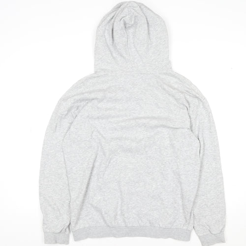 H&M Girls Grey Friends Pullover Hoodie 13-14 Years Regular Fit