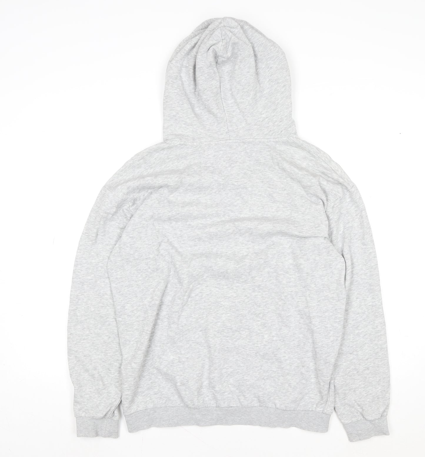 H&M Girls Grey Friends Pullover Hoodie 13-14 Years Regular Fit
