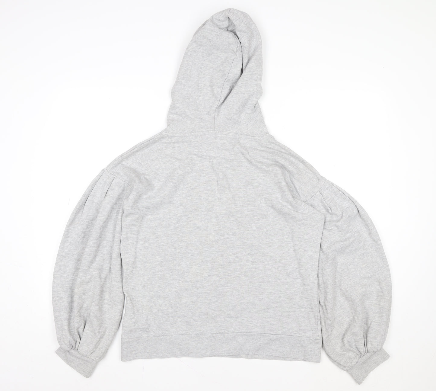Next Women’s Grey Pullover Hoodie M Cotton Blend Casual