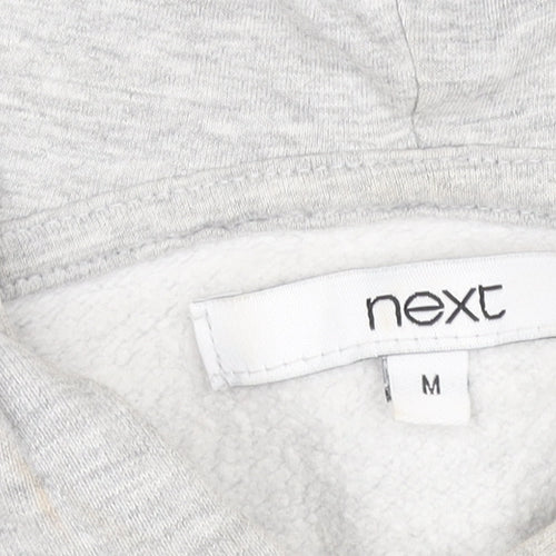 Next Women’s Grey Pullover Hoodie M Cotton Blend Casual