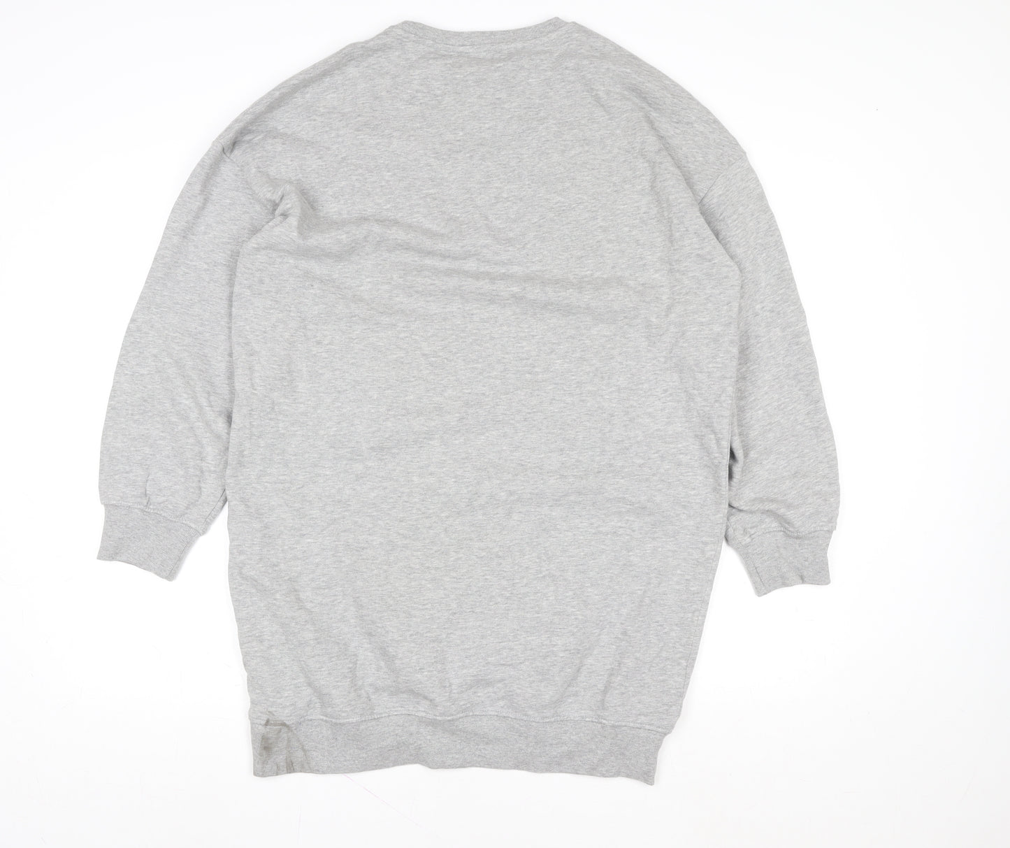 Esmara Women Grey Long Sleeve Pullover Sweatshirt Size M Cotton Blend
