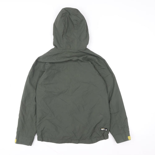 Next Boys Green Hooded Windbreaker Jacket 9 Years Lightweight Nylon