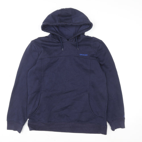 LA Gear Women's Navy Blue Pullover Hoodie Size 14 Cotton Blend