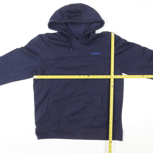 LA Gear Women's Navy Blue Pullover Hoodie Size 14 Cotton Blend