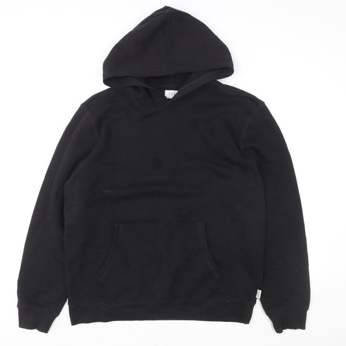 Easy Women’s Black Pullover Hoodie Large Cotton Blend Casual