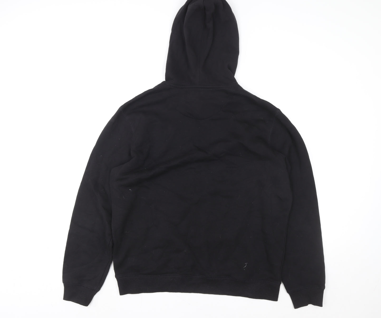 Easy Women’s Black Pullover Hoodie Large Cotton Blend Casual