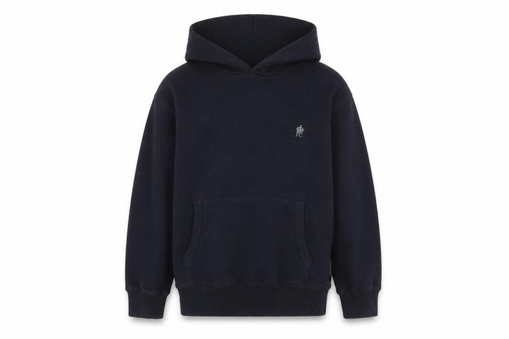 French Connection Boys Black Cotton Pullover Hoodie 11-12 Years