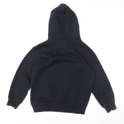 French Connection Boys Black Cotton Pullover Hoodie 11-12 Years