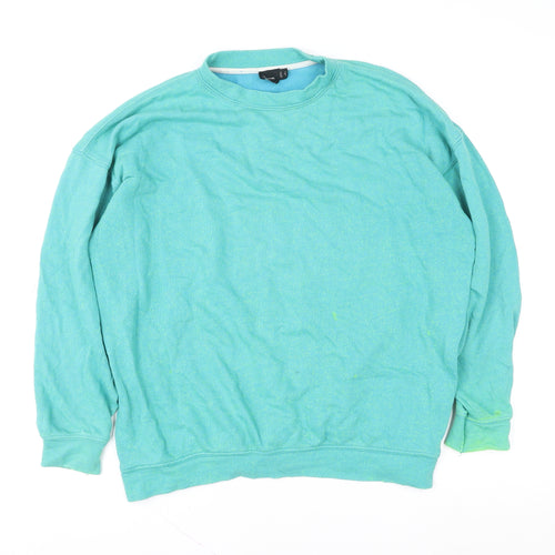 ASOS Women’s Green Size 8 Pullover Sweatshirt Crew Neck Casual