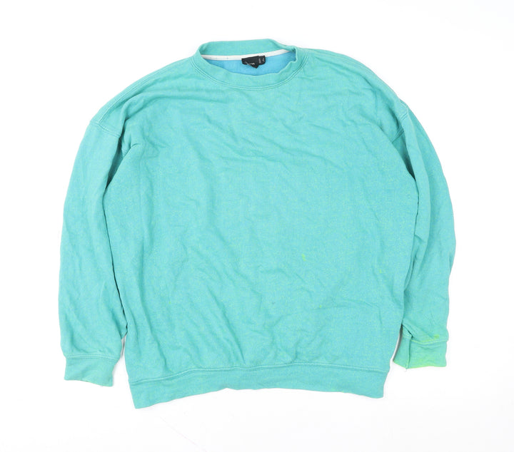 ASOS Women’s Green Size 8 Pullover Sweatshirt Crew Neck Casual