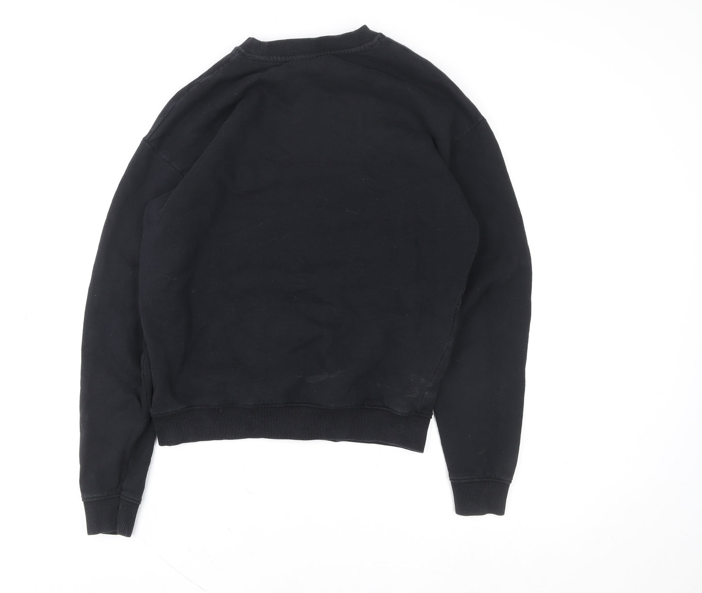 Teemill Women Black Mermaid Graphic Sweatshirt Size 10 Organic Cotton